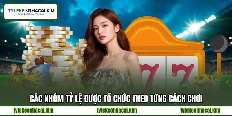 Các nhóm tỷ lệ được tổ chức theo từng cách chơi