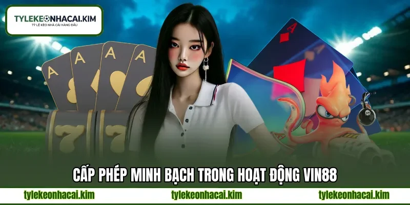 Cấp phép minh bạch trong hoạt động VIN88