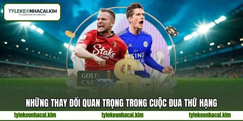 Những thay đổi quan trọng trong cuộc đua thứ hạng Những thay đổi quan trọng trong cuộc đua thứ hạng