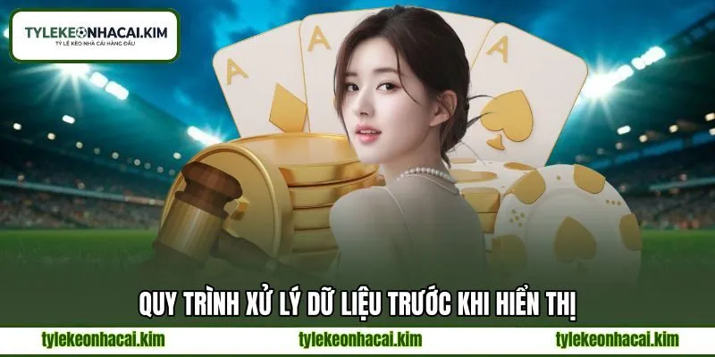 Quy trình xử lý dữ liệu trước khi hiển thị